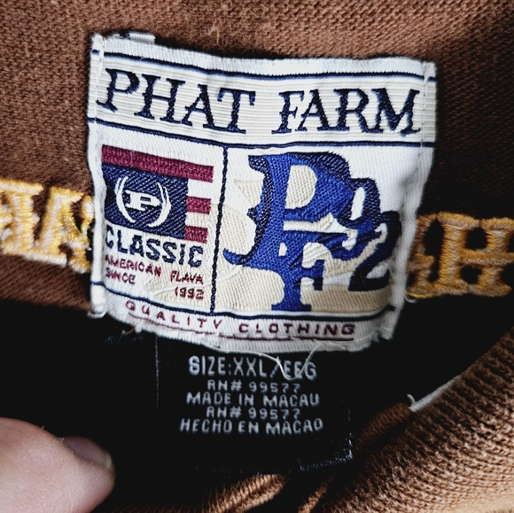 PHAT FARM | vintage striped short sleeve polo shirt - Picture 6 of 8
